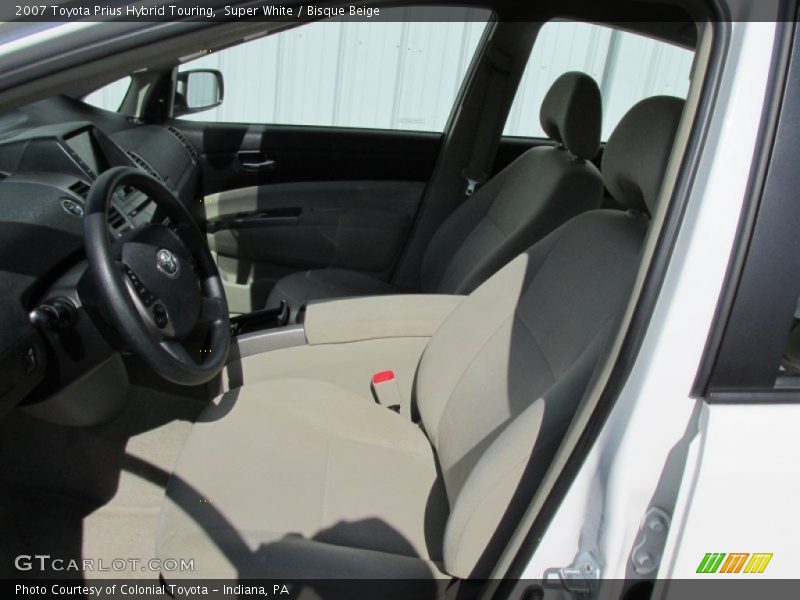Super White / Bisque Beige 2007 Toyota Prius Hybrid Touring