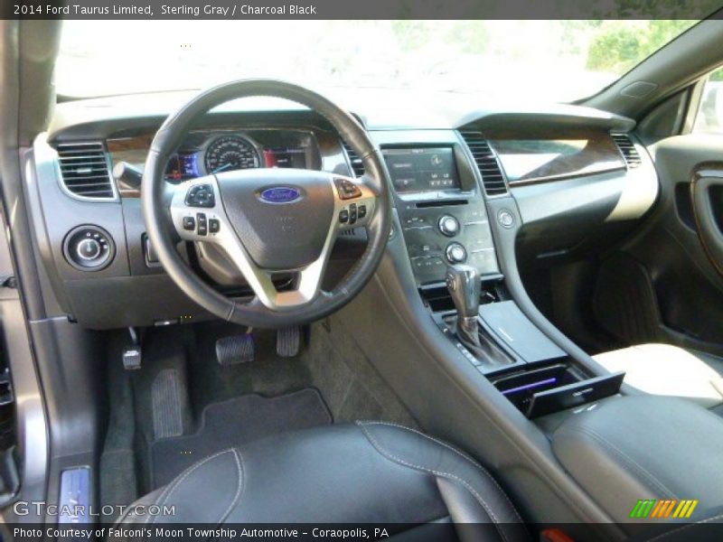 Sterling Gray / Charcoal Black 2014 Ford Taurus Limited