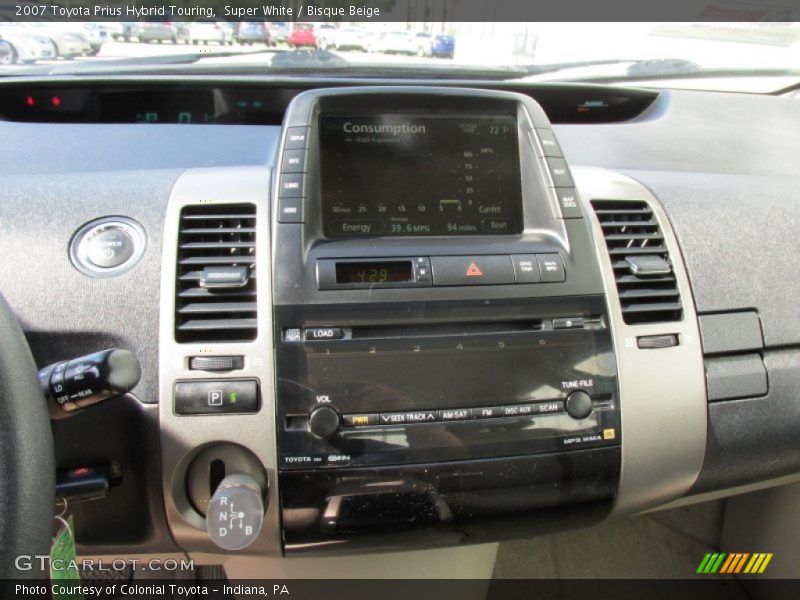 Super White / Bisque Beige 2007 Toyota Prius Hybrid Touring