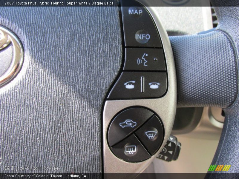 Super White / Bisque Beige 2007 Toyota Prius Hybrid Touring