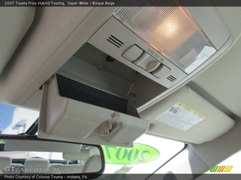 Super White / Bisque Beige 2007 Toyota Prius Hybrid Touring