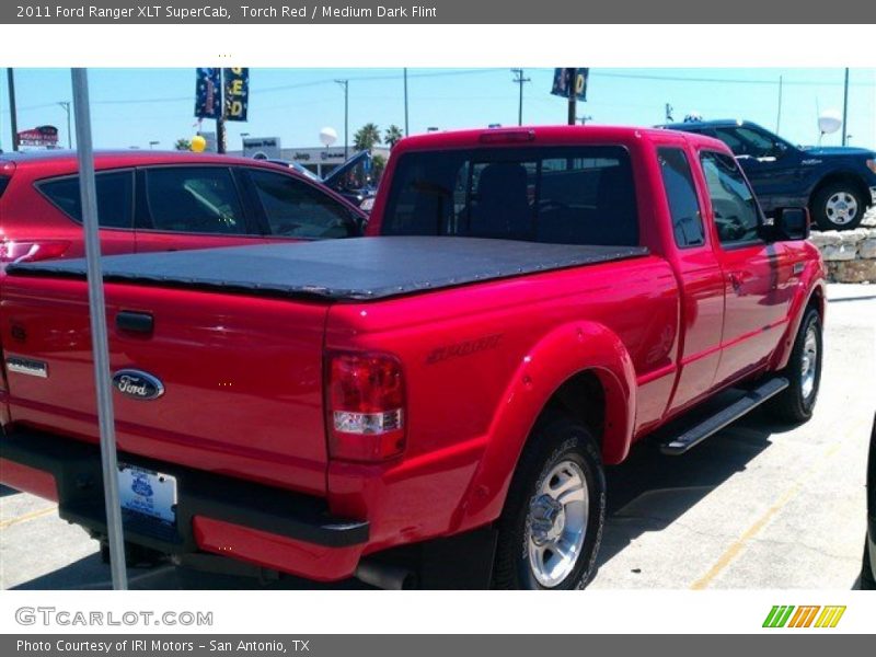 Torch Red / Medium Dark Flint 2011 Ford Ranger XLT SuperCab