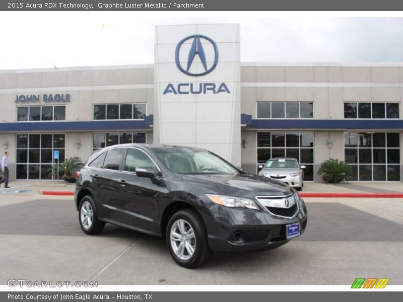 Graphite Luster Metallic / Parchment 2015 Acura RDX Technology