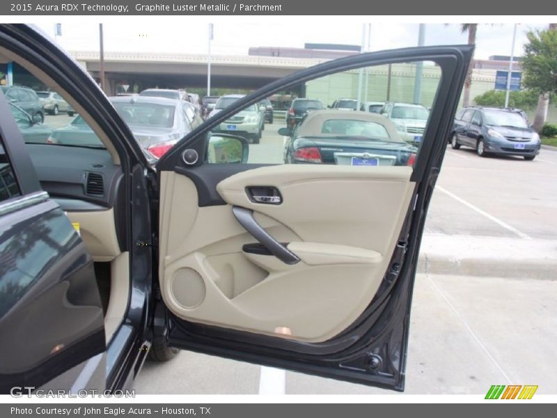 Graphite Luster Metallic / Parchment 2015 Acura RDX Technology