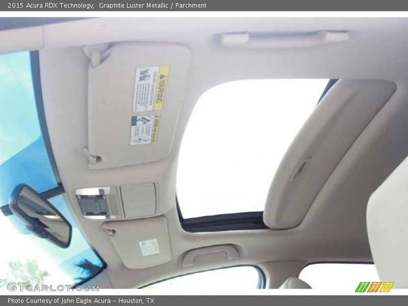 Graphite Luster Metallic / Parchment 2015 Acura RDX Technology