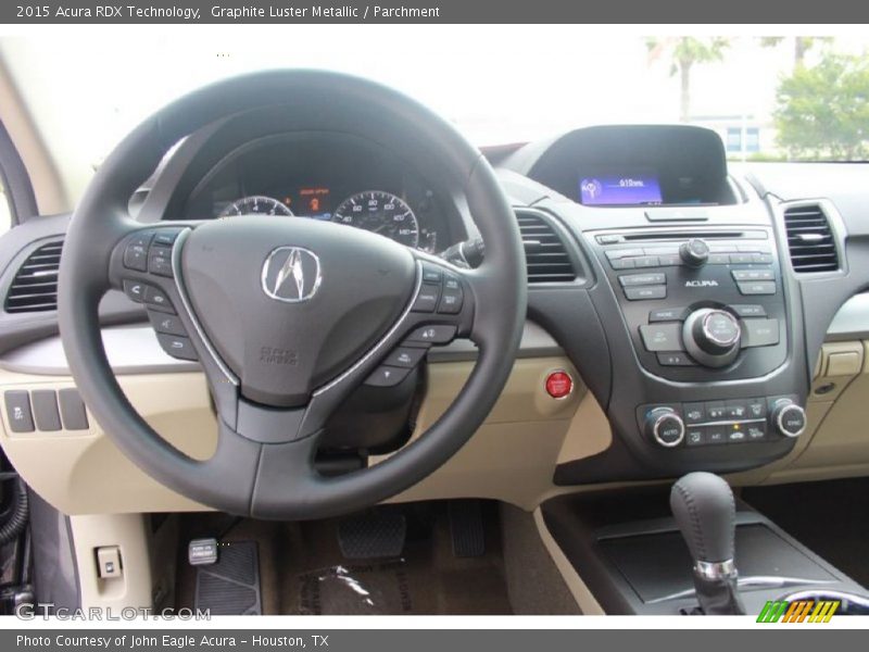 Graphite Luster Metallic / Parchment 2015 Acura RDX Technology