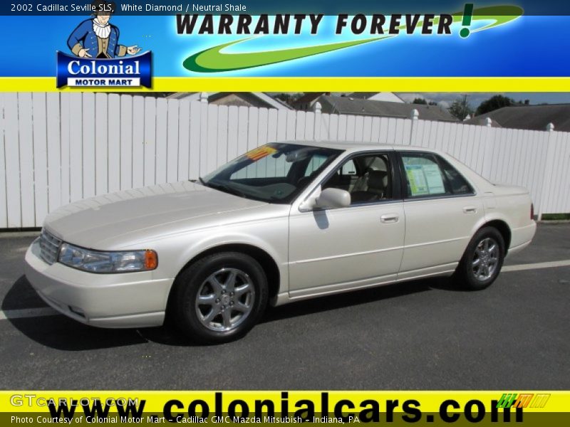 White Diamond / Neutral Shale 2002 Cadillac Seville SLS
