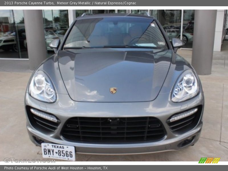 Meteor Grey Metallic / Natural Espresso/Cognac 2013 Porsche Cayenne Turbo