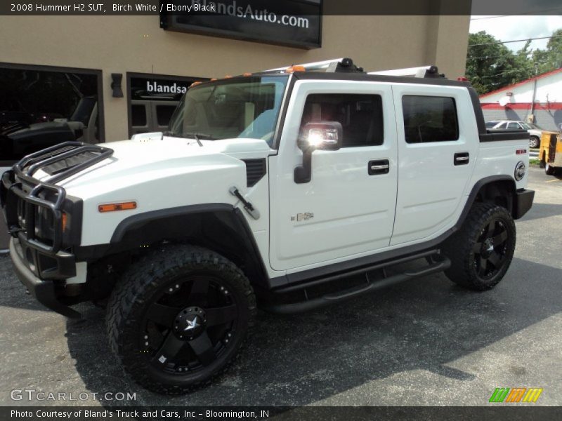 Birch White / Ebony Black 2008 Hummer H2 SUT