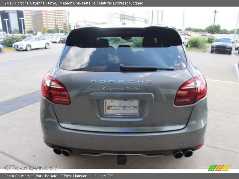 Meteor Grey Metallic / Natural Espresso/Cognac 2013 Porsche Cayenne Turbo