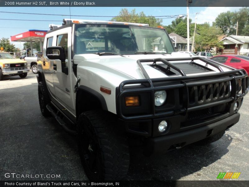 Birch White / Ebony Black 2008 Hummer H2 SUT