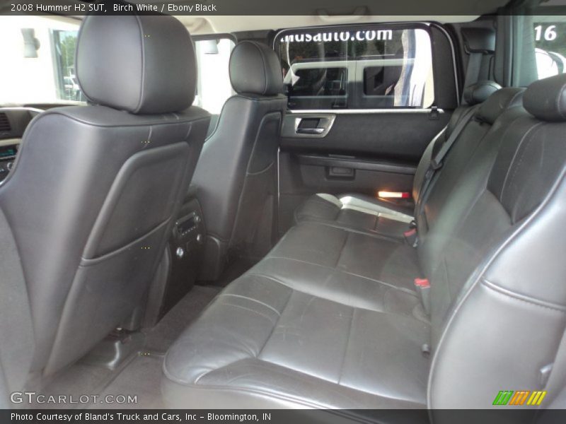 Rear Seat of 2008 H2 SUT