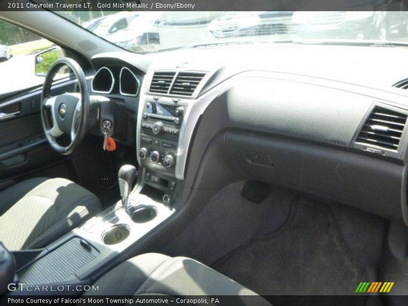 Gold Mist Metallic / Ebony/Ebony 2011 Chevrolet Traverse LT
