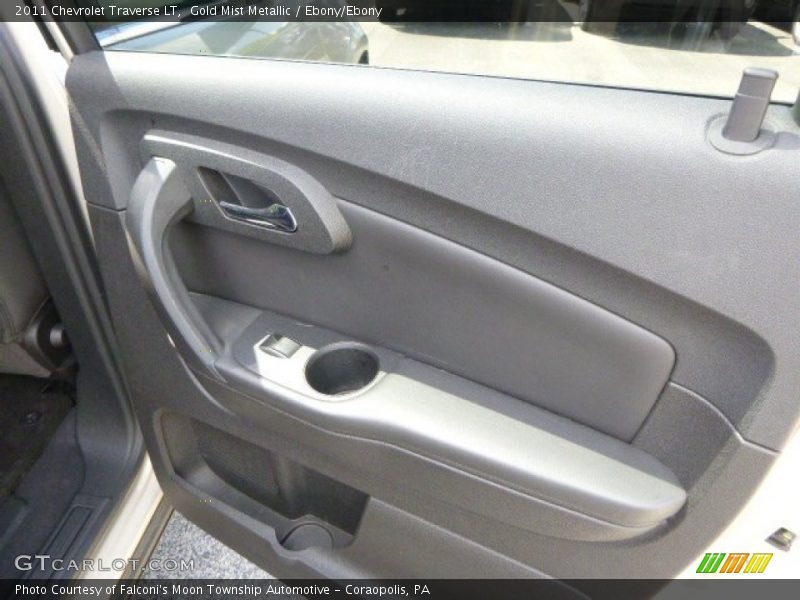 Gold Mist Metallic / Ebony/Ebony 2011 Chevrolet Traverse LT