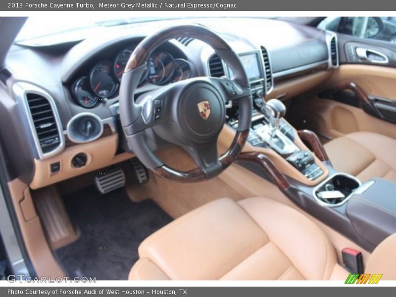 Natural Espresso/Cognac Interior - 2013 Cayenne Turbo 