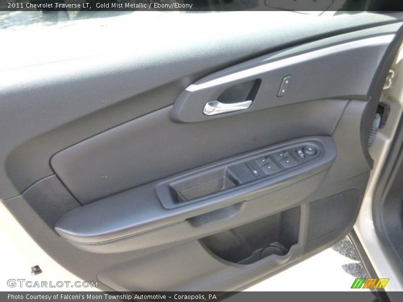Gold Mist Metallic / Ebony/Ebony 2011 Chevrolet Traverse LT