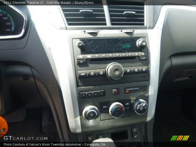 Gold Mist Metallic / Ebony/Ebony 2011 Chevrolet Traverse LT
