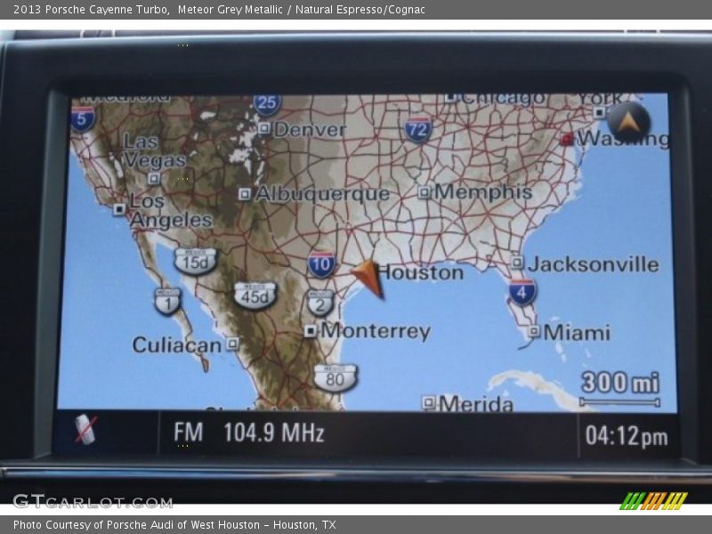 Navigation of 2013 Cayenne Turbo
