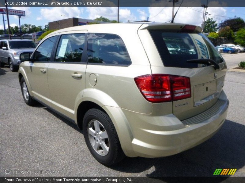 White Gold / Dark Slate Gray 2010 Dodge Journey SE
