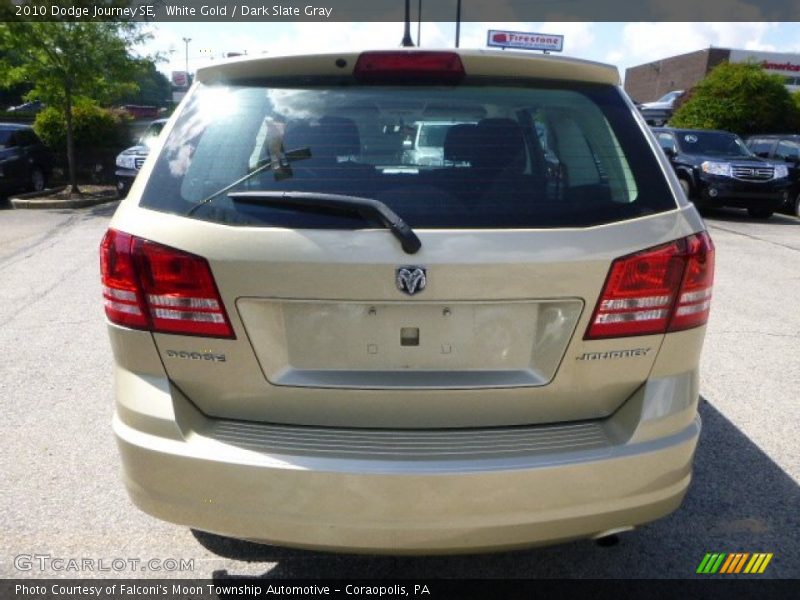 White Gold / Dark Slate Gray 2010 Dodge Journey SE