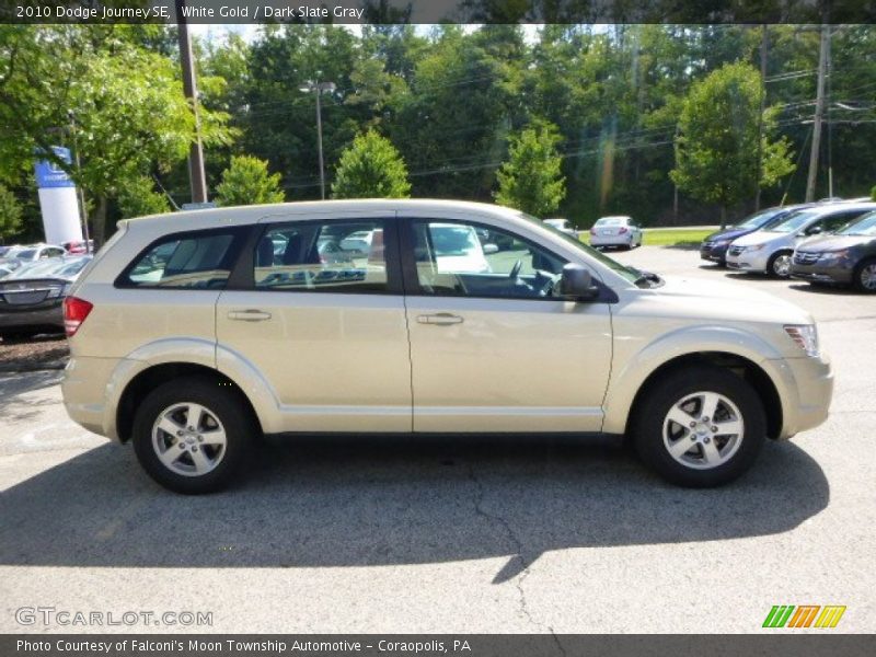 White Gold / Dark Slate Gray 2010 Dodge Journey SE