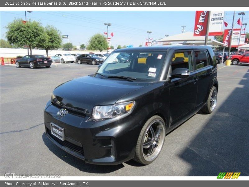 Black Sand Pearl / RS Suede Style Dark Gray/Hot Lava 2012 Scion xB Release Series 9.0