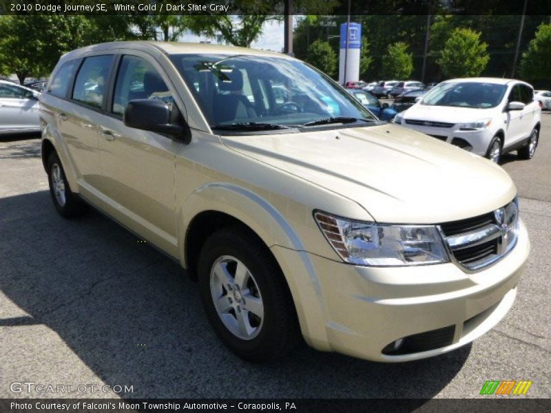 White Gold / Dark Slate Gray 2010 Dodge Journey SE