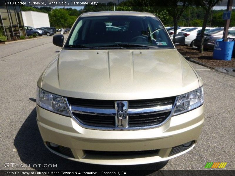 White Gold / Dark Slate Gray 2010 Dodge Journey SE
