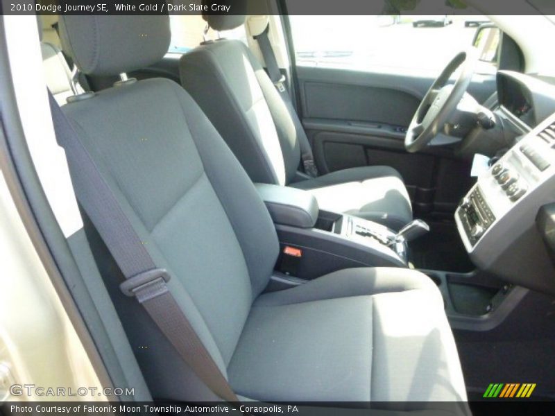 White Gold / Dark Slate Gray 2010 Dodge Journey SE