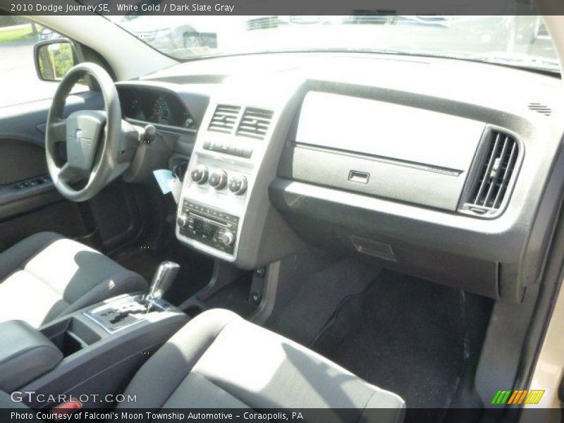 White Gold / Dark Slate Gray 2010 Dodge Journey SE