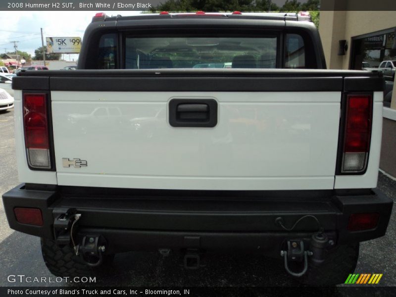 Birch White / Ebony Black 2008 Hummer H2 SUT