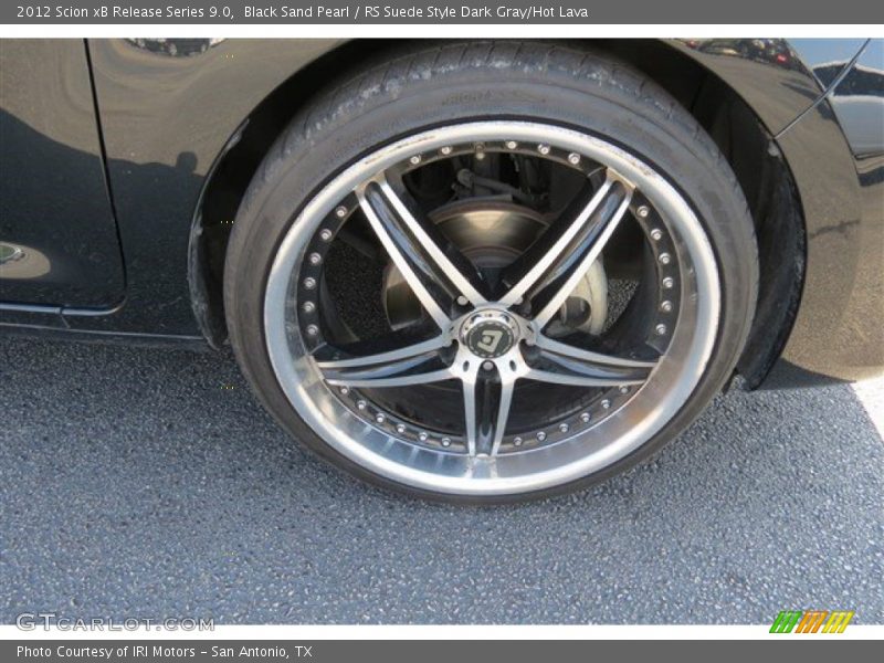 Black Sand Pearl / RS Suede Style Dark Gray/Hot Lava 2012 Scion xB Release Series 9.0