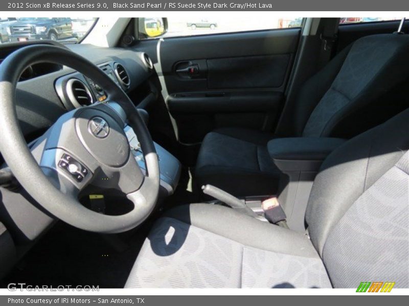 Black Sand Pearl / RS Suede Style Dark Gray/Hot Lava 2012 Scion xB Release Series 9.0