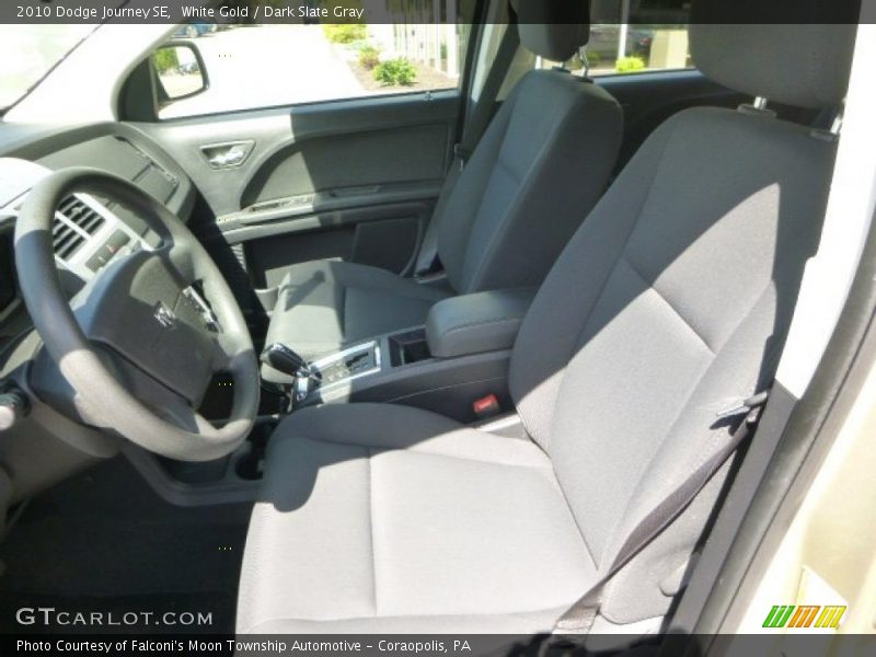 White Gold / Dark Slate Gray 2010 Dodge Journey SE