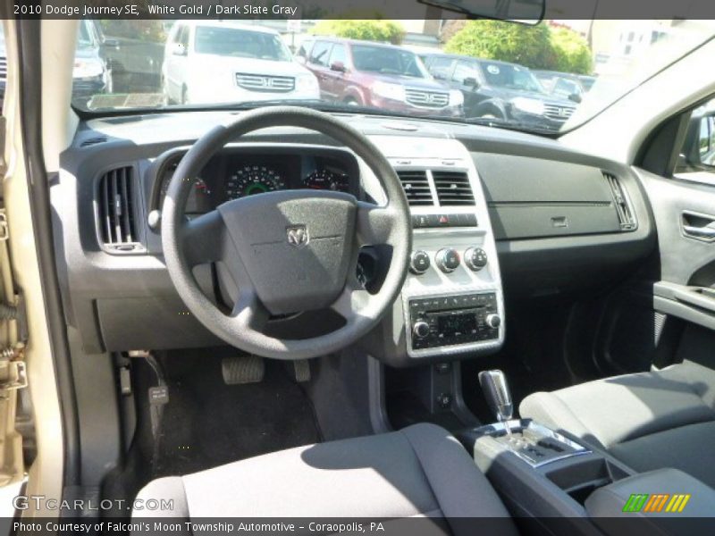 White Gold / Dark Slate Gray 2010 Dodge Journey SE