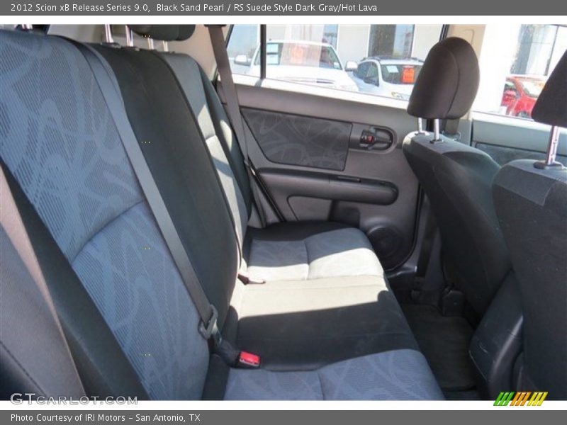 Black Sand Pearl / RS Suede Style Dark Gray/Hot Lava 2012 Scion xB Release Series 9.0