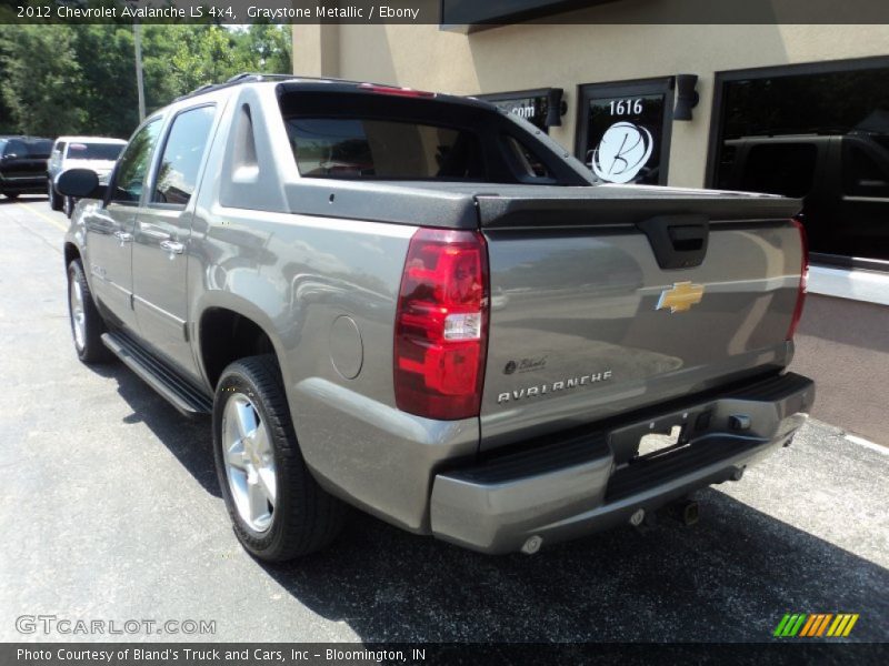 Graystone Metallic / Ebony 2012 Chevrolet Avalanche LS 4x4