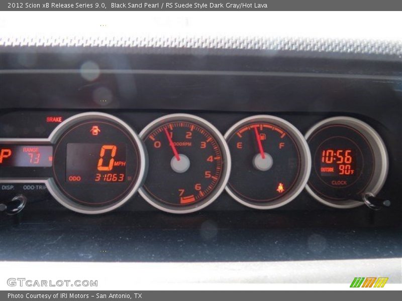 Black Sand Pearl / RS Suede Style Dark Gray/Hot Lava 2012 Scion xB Release Series 9.0