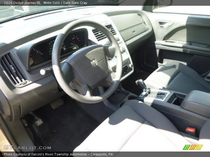 White Gold / Dark Slate Gray 2010 Dodge Journey SE