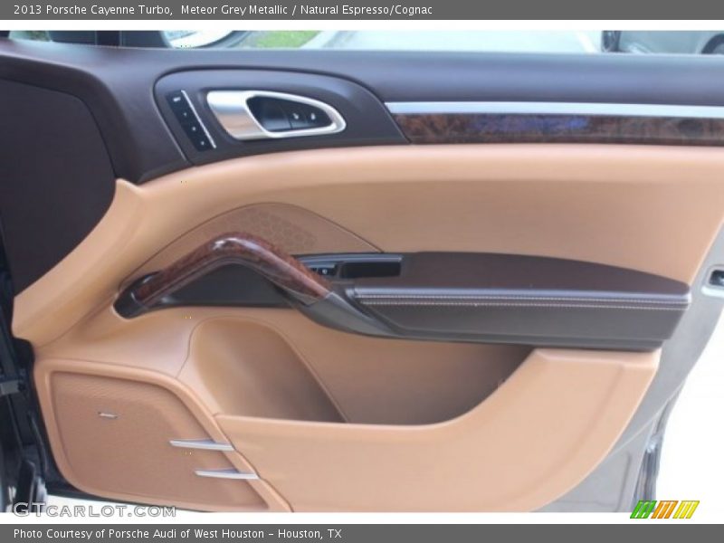 Meteor Grey Metallic / Natural Espresso/Cognac 2013 Porsche Cayenne Turbo