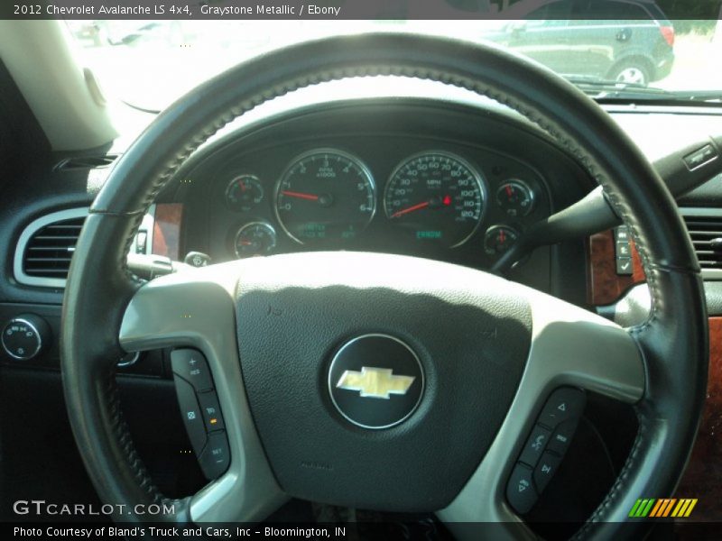 Graystone Metallic / Ebony 2012 Chevrolet Avalanche LS 4x4