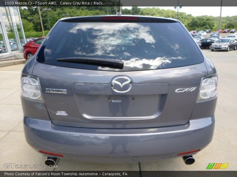 Galaxy Gray Mica / Black 2009 Mazda CX-7 Sport AWD