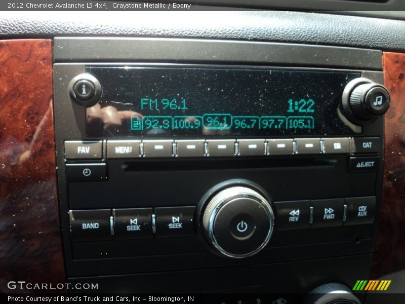 Graystone Metallic / Ebony 2012 Chevrolet Avalanche LS 4x4