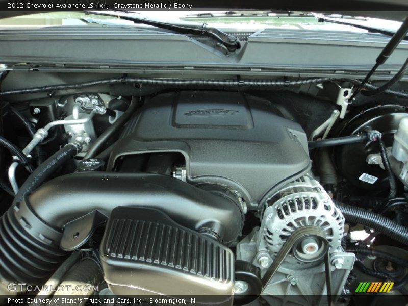 Graystone Metallic / Ebony 2012 Chevrolet Avalanche LS 4x4