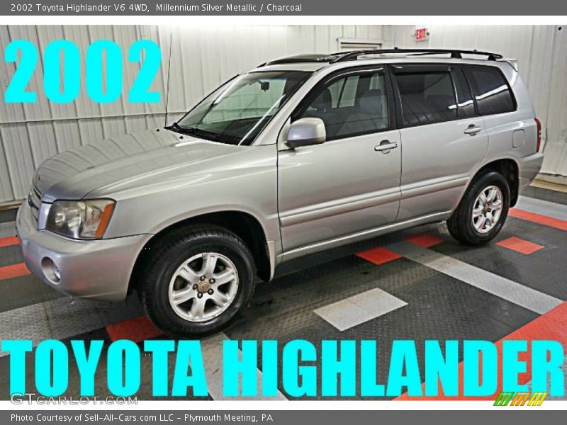 Millennium Silver Metallic / Charcoal 2002 Toyota Highlander V6 4WD