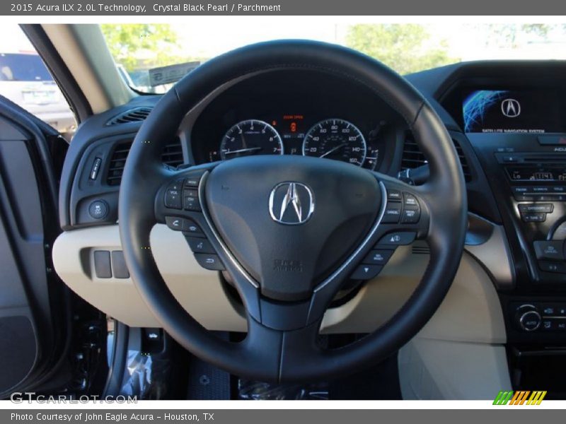 Crystal Black Pearl / Parchment 2015 Acura ILX 2.0L Technology