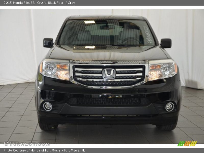 Crystal Black Pearl / Gray 2015 Honda Pilot SE