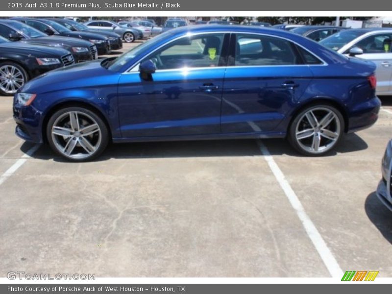 Scuba Blue Metallic / Black 2015 Audi A3 1.8 Premium Plus