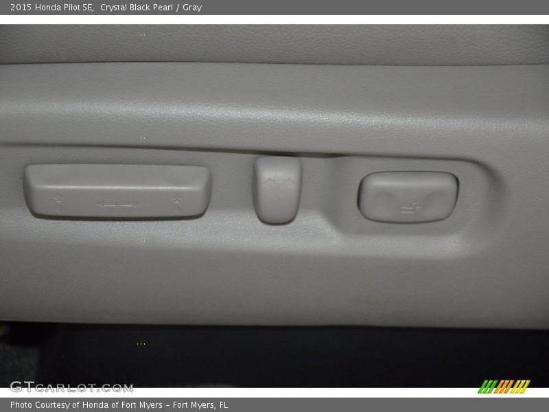 Crystal Black Pearl / Gray 2015 Honda Pilot SE