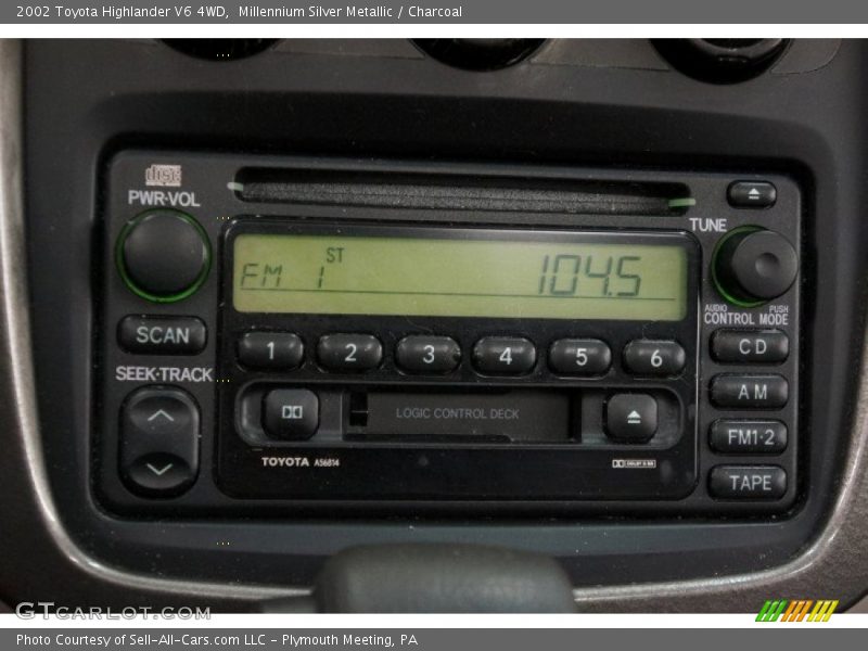 Millennium Silver Metallic / Charcoal 2002 Toyota Highlander V6 4WD